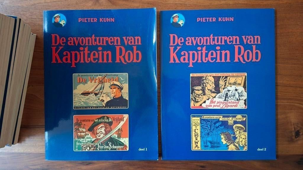 Kapitein Rob complete serie - gebundelde heruitgave 2007, Complete serie of reeks, Ophalen of Verzenden, Zo goed als nieuw, Pieter Kuhn