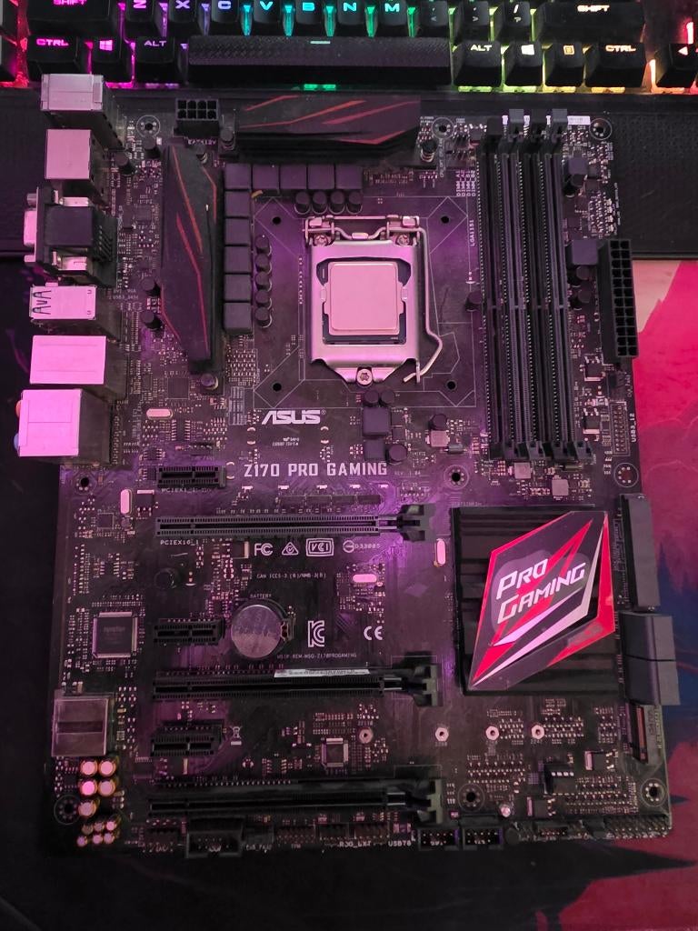 Asus z170 pro + intel 6500, Ophalen of Verzenden, Gebruikt, DDR4