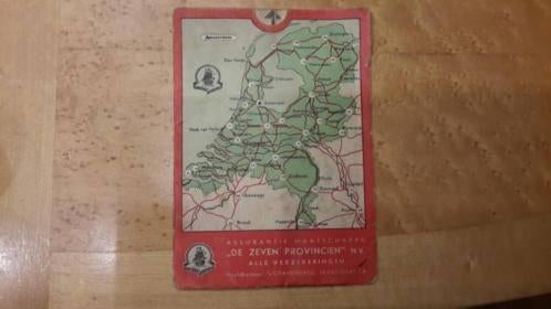 Retro Nederland mapje "De zeven provincien" N.V, Ophalen of Verzenden, Overige typen