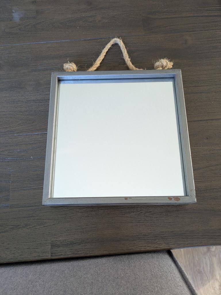 Stoere spiegel, Ophalen of Verzenden, Rechthoekig, Minder dan 50 cm