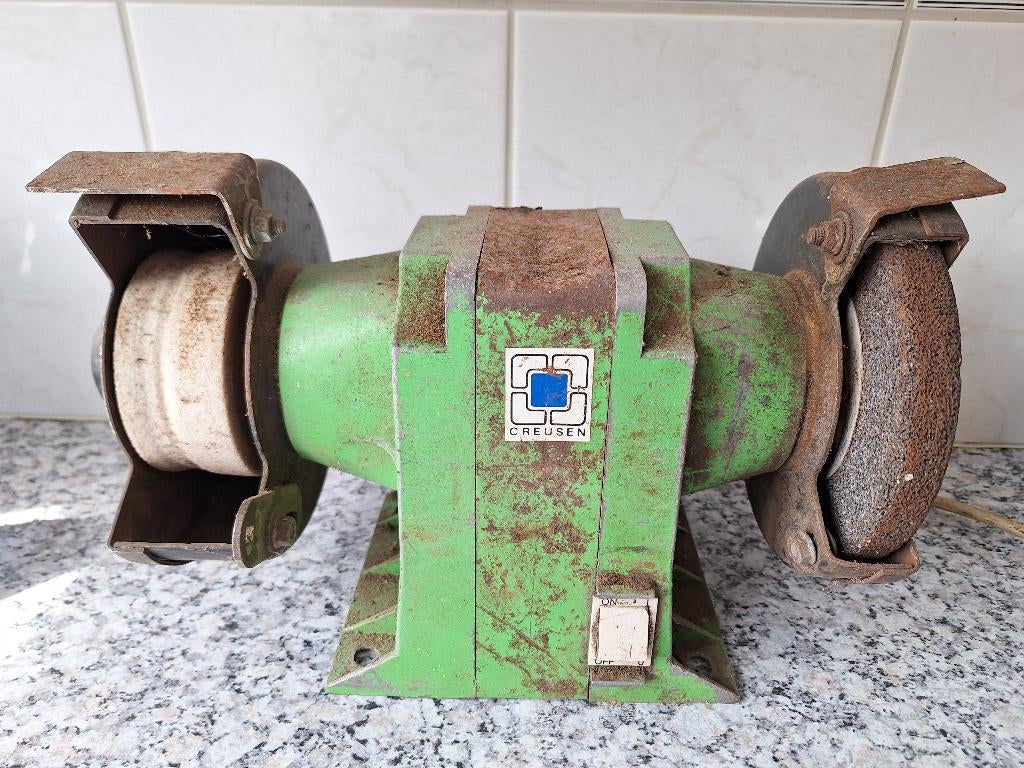 Slijpmachine, Doe-het-zelf en Verbouw, Gereedschap | Slijpmachines, Ophalen, Gebruikt, Minder dan 700 watt, Werkbankslijpmachine