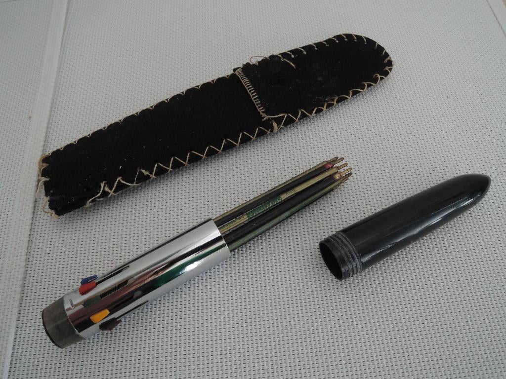 Vintage 10 kleuren ballpoint / pen, Ophalen of Verzenden, Zo goed als nieuw