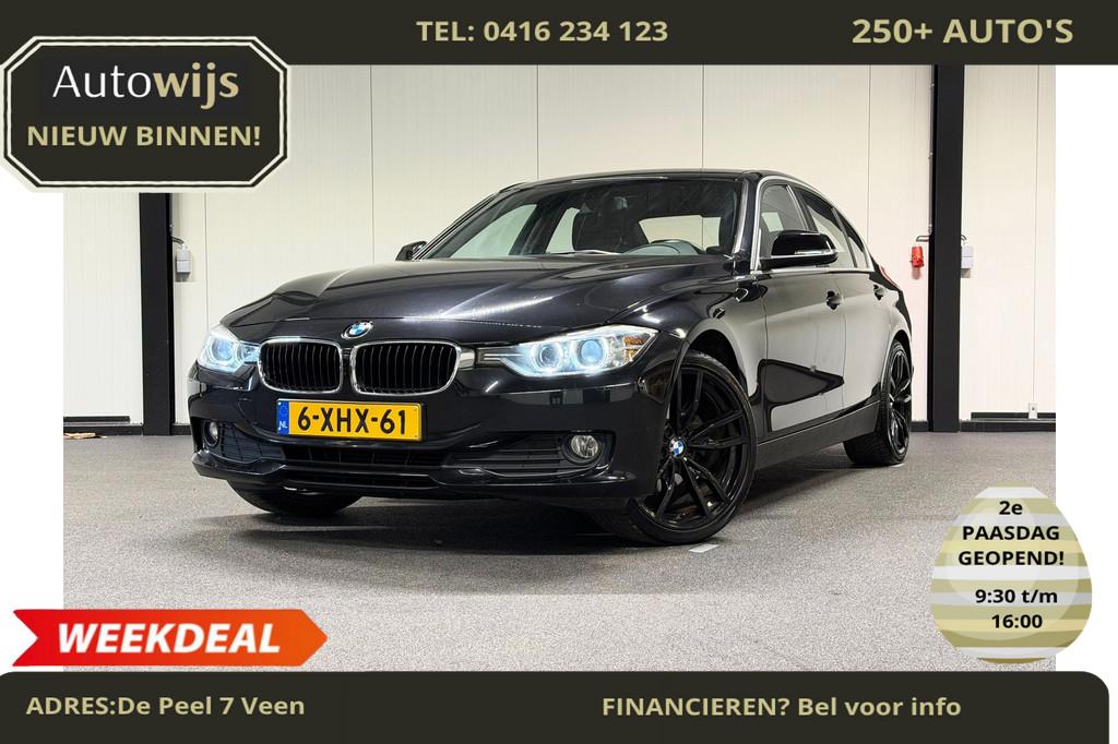 BMW 3-serie 316i Executive|LED|NL AUTO|AUT|NAVI|CLIMA|CRUISE, Auto's, Automaat, Gebruikt, 4 cilinders, Zwart