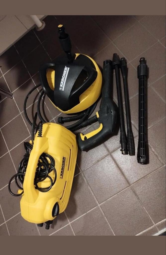 Kärcher K2 classic en Kärcher T250 geheel compleet, Ophalen of Verzenden, Elektrisch