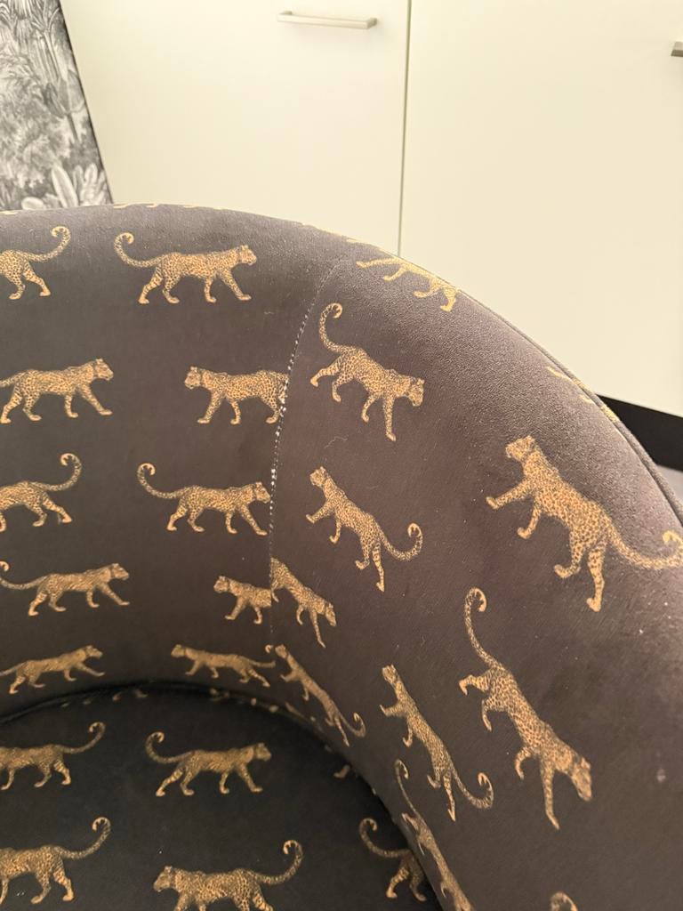 Leuke panter stoel, Ophalen, Gebruikt, Zwart, Eén