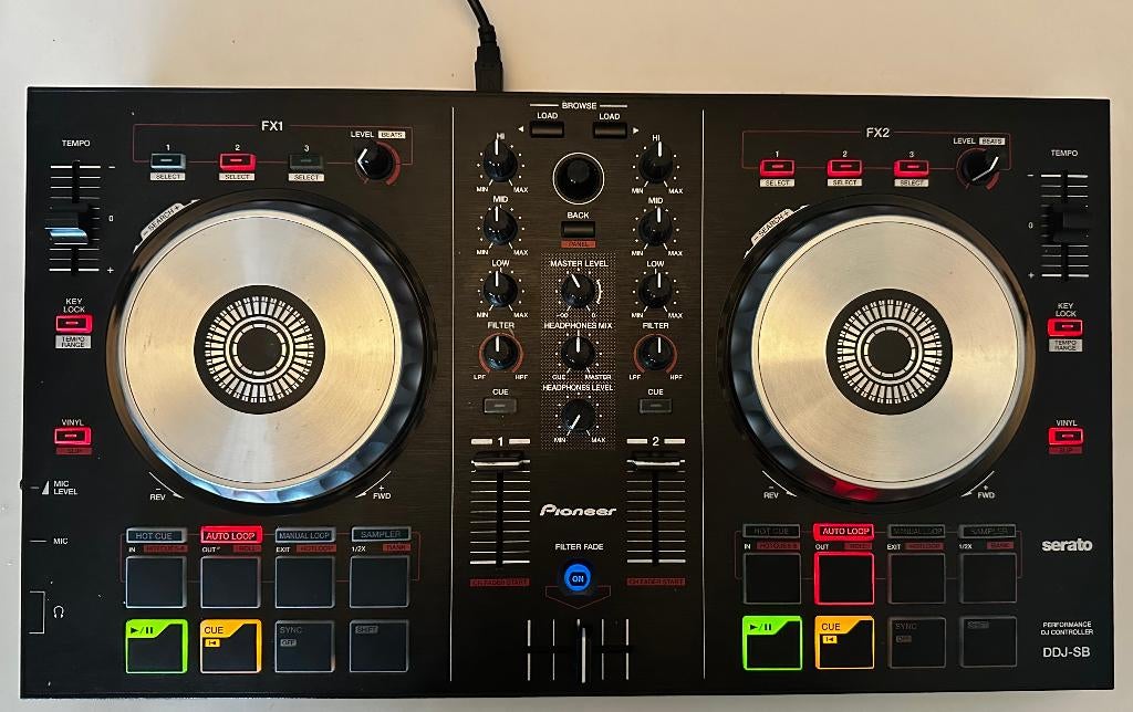 Pioneer DDJ-SB DJ controller – ideaal voor beginners, Ophalen, Zo goed als nieuw, Draaitafel, Pioneer