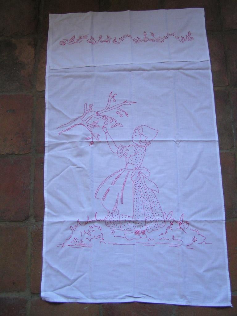 overhanddoek nr VV 235, Huis en Inrichting, Keuken | Textiel, Verzenden, Zo goed als nieuw, Wit, Overige typen