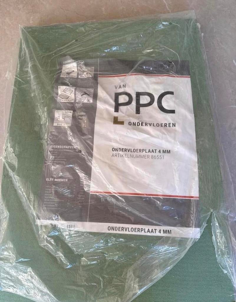 10 PPC ondervloerplaten 4mm dik, Ophalen, Nieuw, Minder dan 10 m², Overige typen