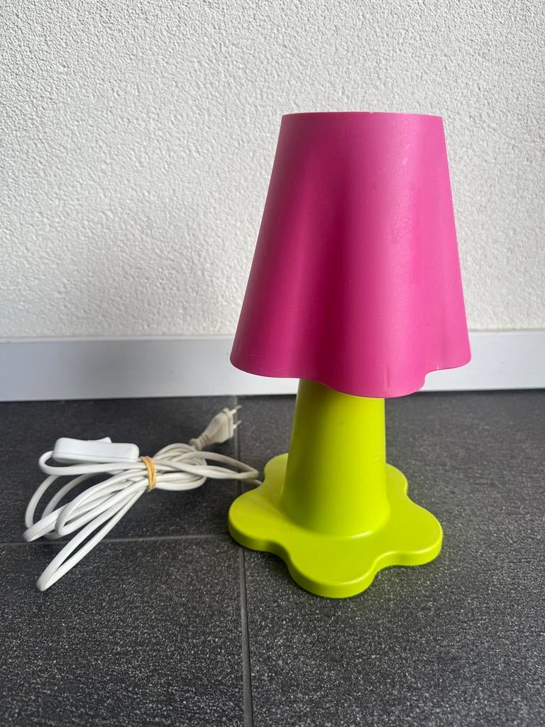 Vintage IKEA Mammut bloem tafel lamp groen, Ikea, Ikea, Ophalen of Verzenden, Zo goed als nieuw