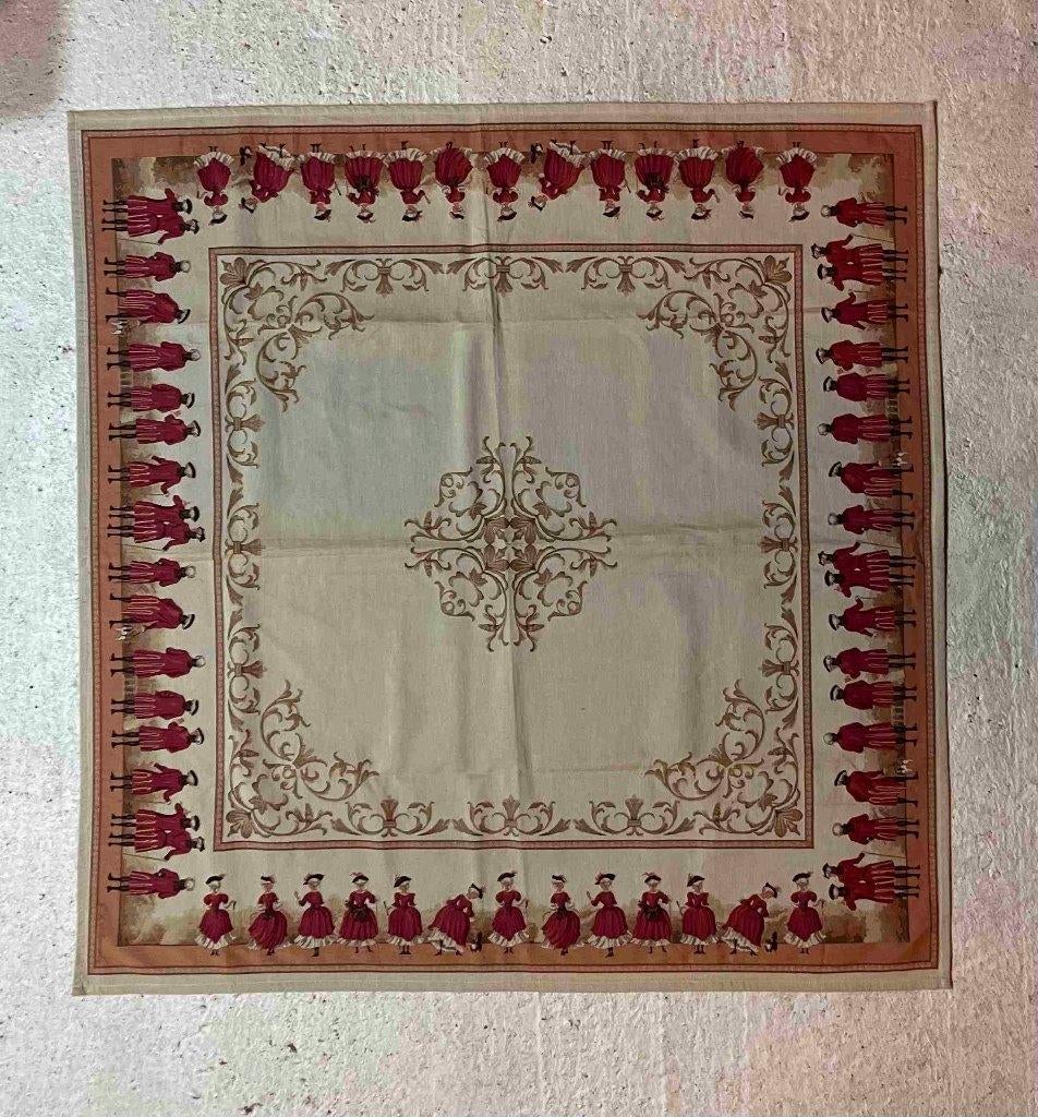 Tafelkleed België F. de Villeneuve Markies Markiezin, Gebruikt, Etten-Leur, Vierkant, DJT@dejuistetoon.eu