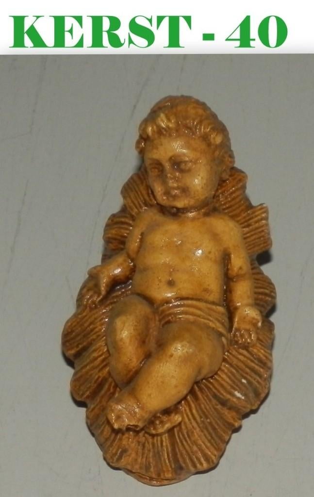 Kerst40 Kerstkindje voor bij kerstgroep, Ophalen of Verzenden