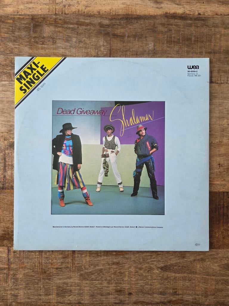 Lp maxi single shalamar dead giveaway, Ophalen of Verzenden