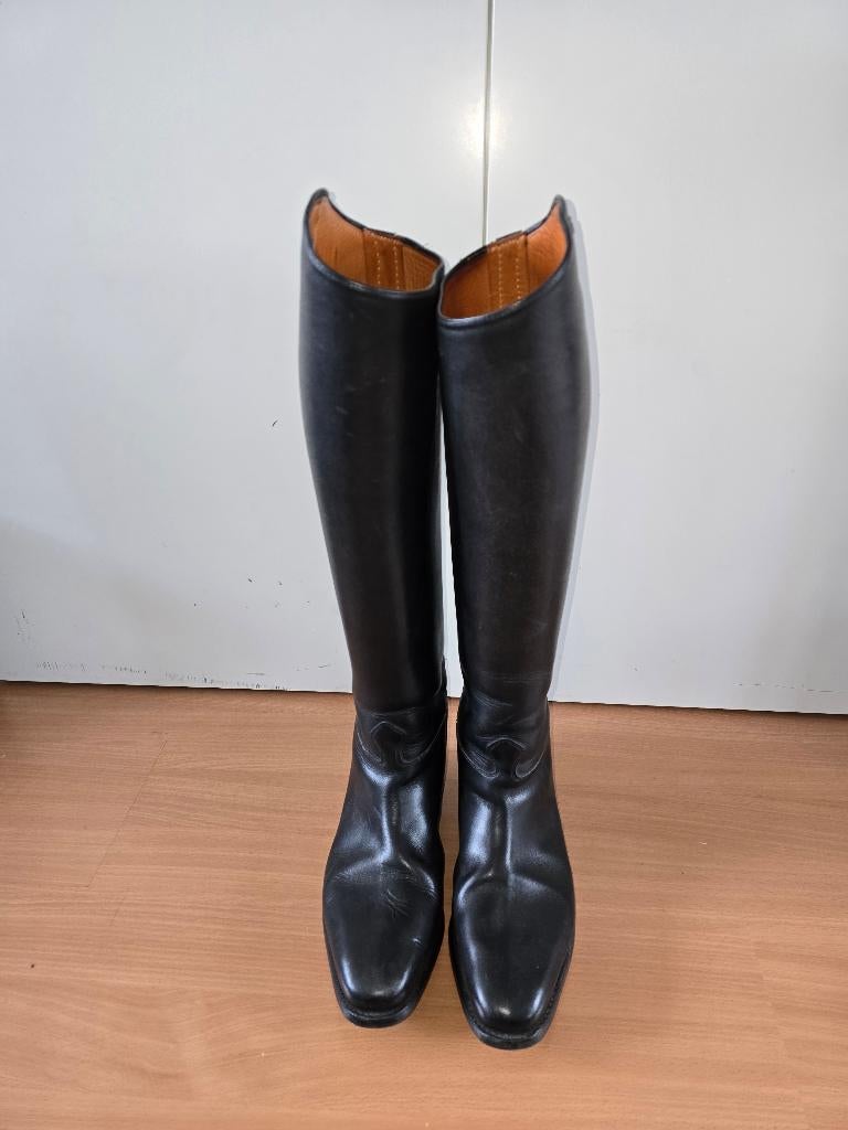 Rijlaarzen Petrie maat 10 / 43,5 - Hoogte 56 cm - Kuit 41 cm, Dieren en Toebehoren, Paardrijkleding, Ophalen, Gebruikt, Dressuur