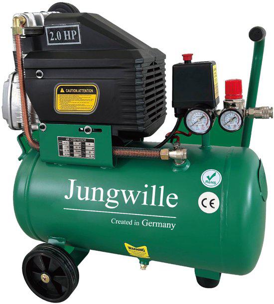 NIEUWE jungwille compressor 24 liter 8 bar, 100 liter of meer, Ophalen of Verzenden, Nieuw, Minder dan 200 liter/min
