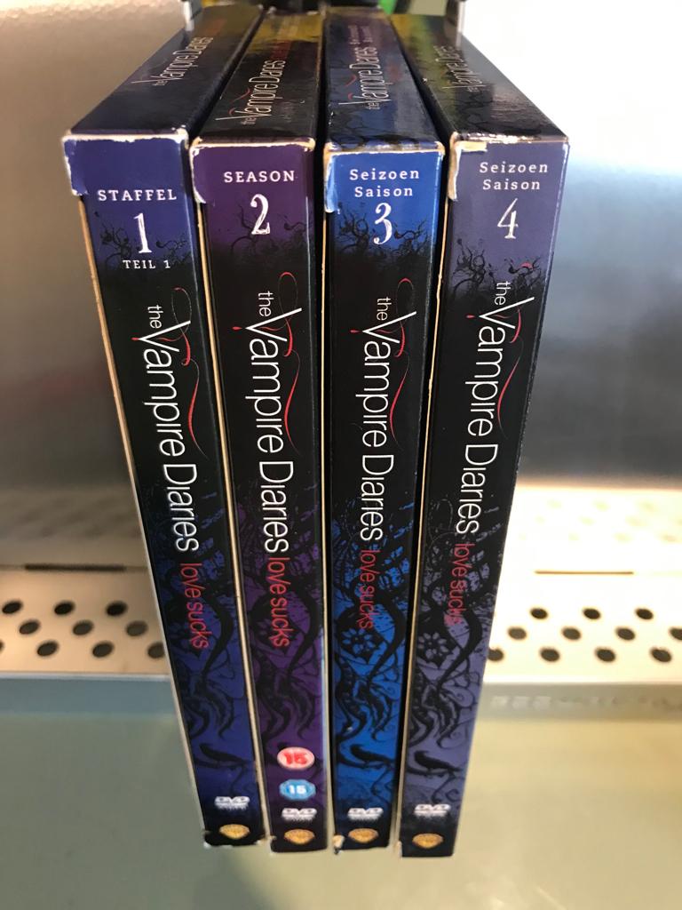 [DVD] Vampire Diaries - Seizoen 1-4, Alle leeftijden, Ophalen of Verzenden, Zo goed als nieuw