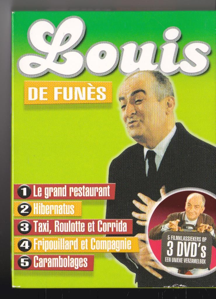 Louis de Funès - Filmklassiekers dvd box ֎ 1958 - 1969, Ophalen of Verzenden, Zo goed als nieuw, Komedie, 1940 tot 1960