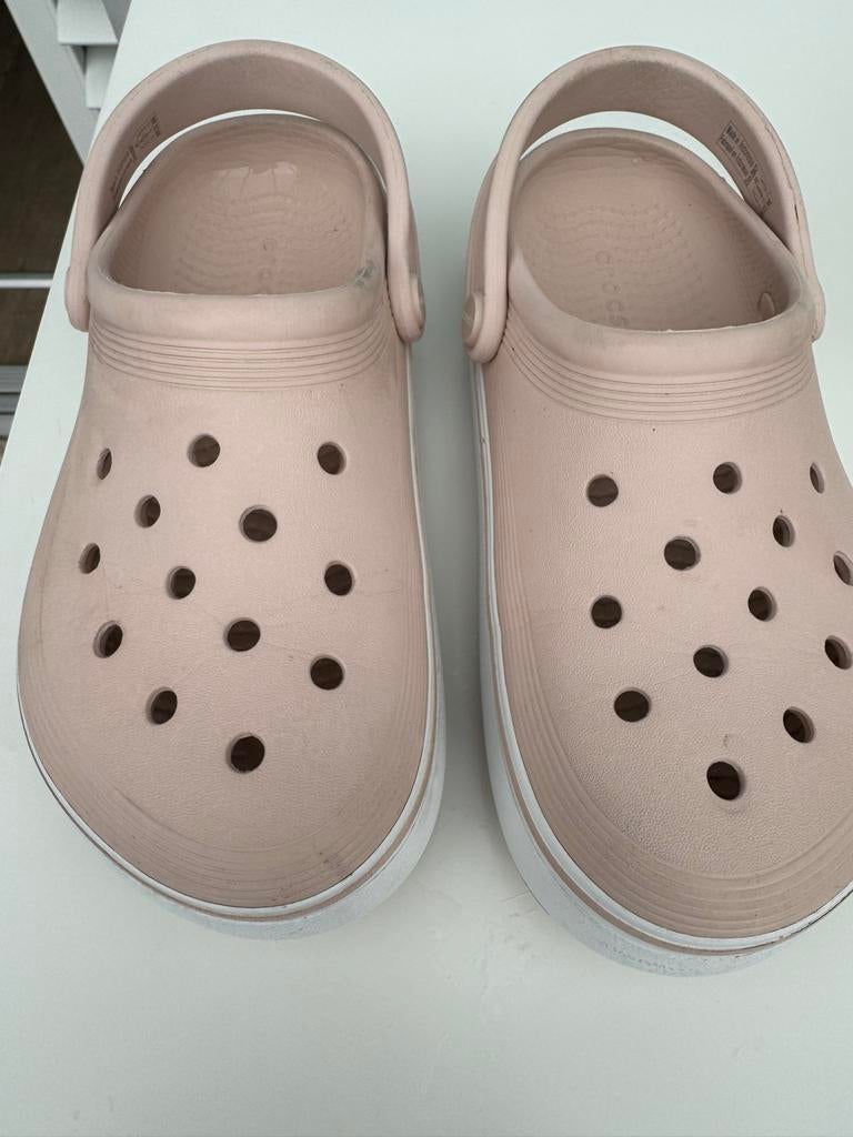 Roze Crocs Maat 33/34 (J2), Roze, Gedragen, Ophalen, Slippers