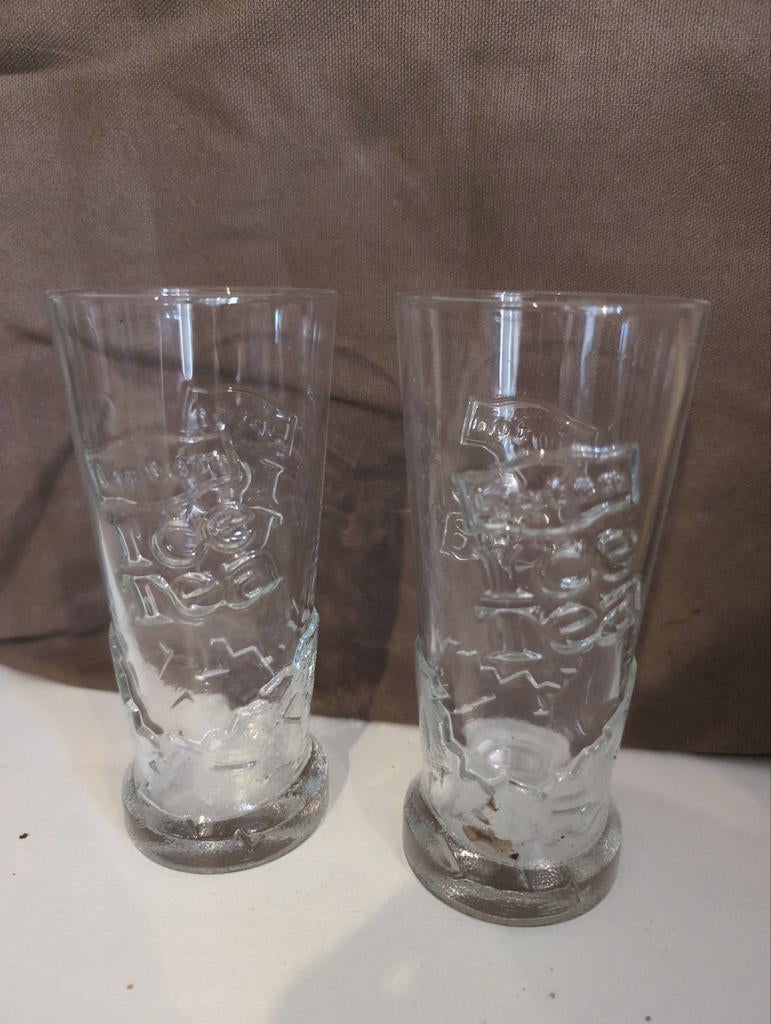 Originele Lipton Ice Tea glazen (2 stuks), Ophalen of Verzenden