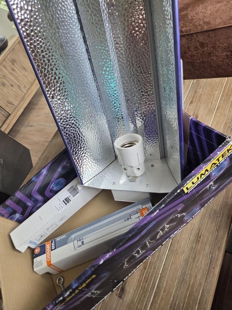Lumatek Reflector Professional 600watt HPS, Tuin en Terras, Kweekspullen, Ophalen of Verzenden, Zo goed als nieuw, Kweeklamp