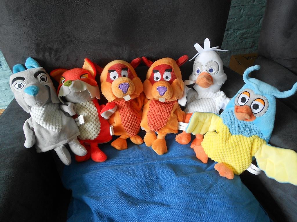 6 handpoppen van de Fabeltjeskrant plus actie, Verzamelen, Supermarktacties, Plus, Ophalen