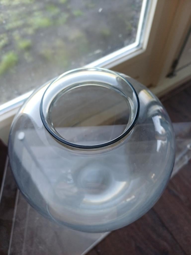 A.D. Copier tulpenvaas staalblauw, gemerkt CL Copier, Ophalen of Verzenden