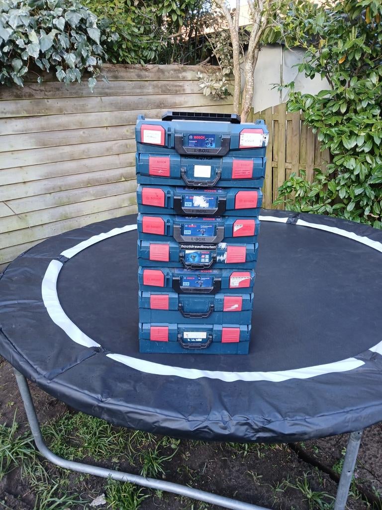 Bosch L-Boxx opbergkoffers - Set van 8 stuks, Ophalen of Verzenden