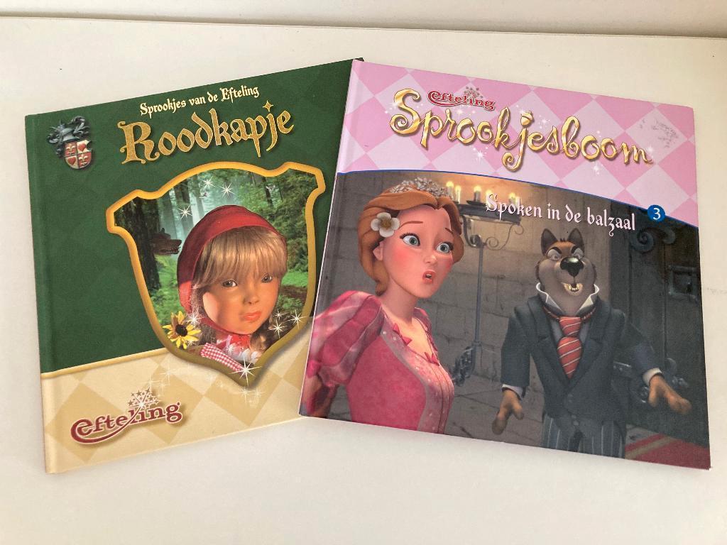 2 Efteling boekjes Assepoester en Roodkapje, Ophalen of Verzenden, Zo goed als nieuw, Jongen of Meisje, Fictie algemeen