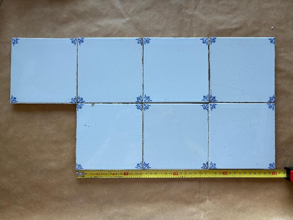 delfts blauw tegel, Antiek en Kunst, Antiek | Wandborden en Tegels, Ophalen of Verzenden