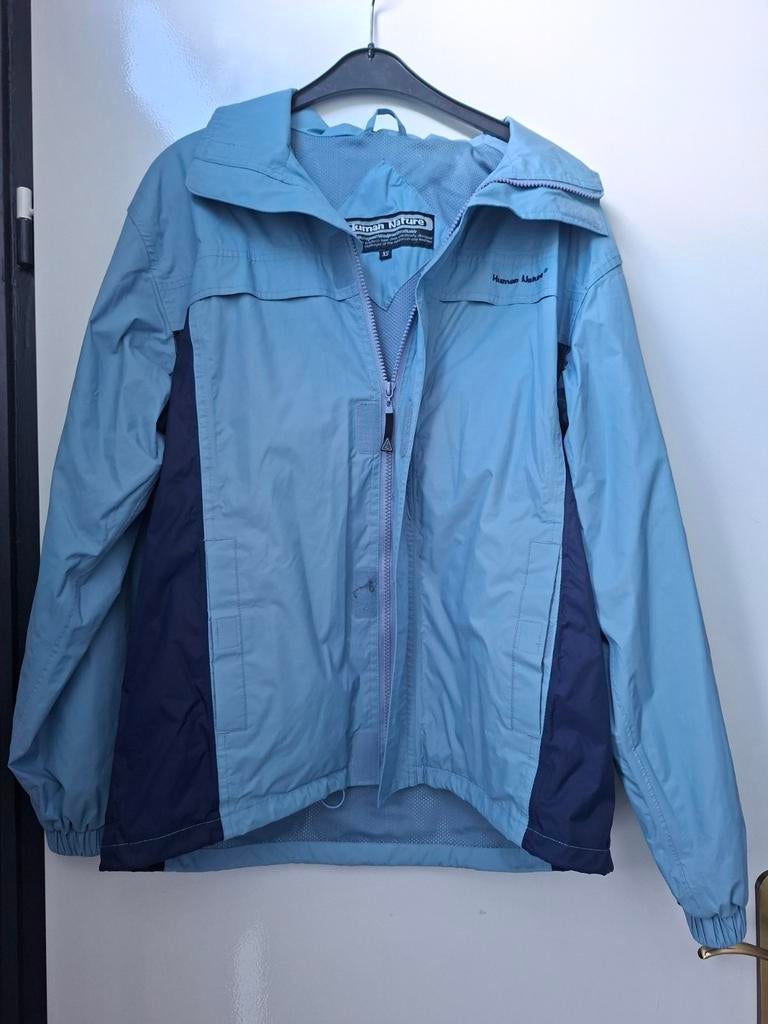 Human Nature regenjas - Blauw, Caravans en Kamperen, Regenkleding, Zo goed als nieuw, Regenjas, Dames, Ophalen of Verzenden