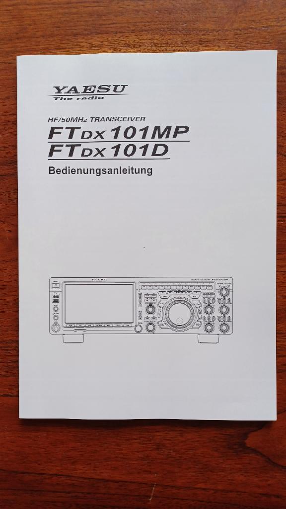 Yaesu FT-dx 101 D/MP  handleiding Duits., Ophalen of Verzenden, Nieuw, Zender en Ontvanger