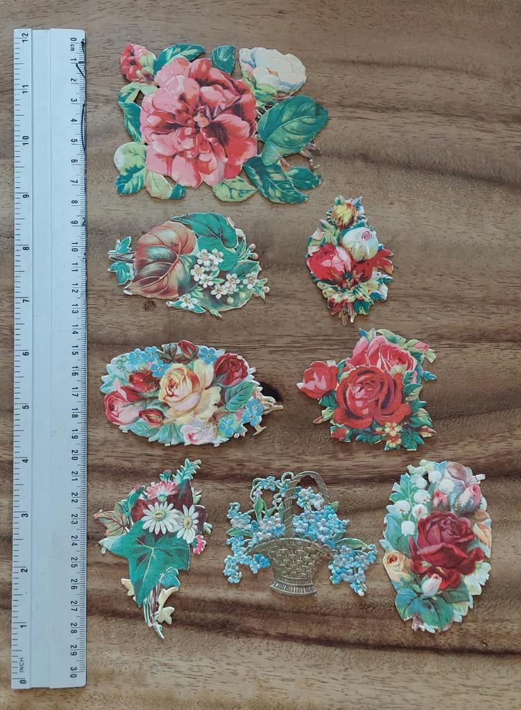 Antieke poëzie album plaatjes., Ophalen of Verzenden