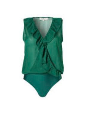 Maria tailor body /overslag blouse top groen roezel mt. 40, Kleding | Dames, Maat 38/40 (M), Ophalen of Verzenden, Zo goed als nieuw