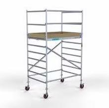 Steiger huren / tehuur, Doe-het-zelf en Verbouw, Steigers, Ophalen of Verzenden, Zo goed als nieuw, Rolsteiger of Kamersteiger