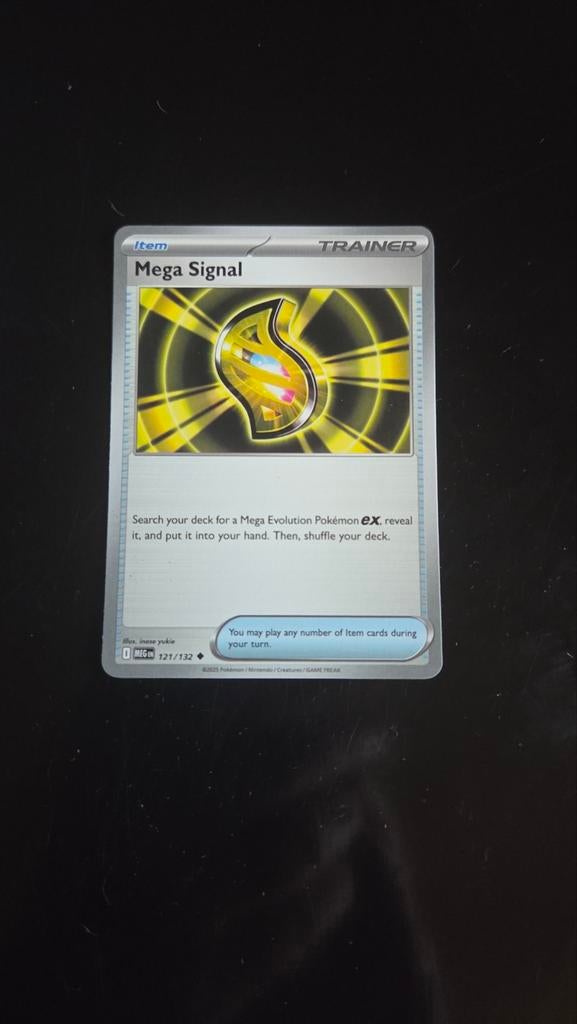 Pokemon Mega Signal 121/132 - Mega Evolution - Near Mint, Verzenden, Zo goed als nieuw, Losse kaart