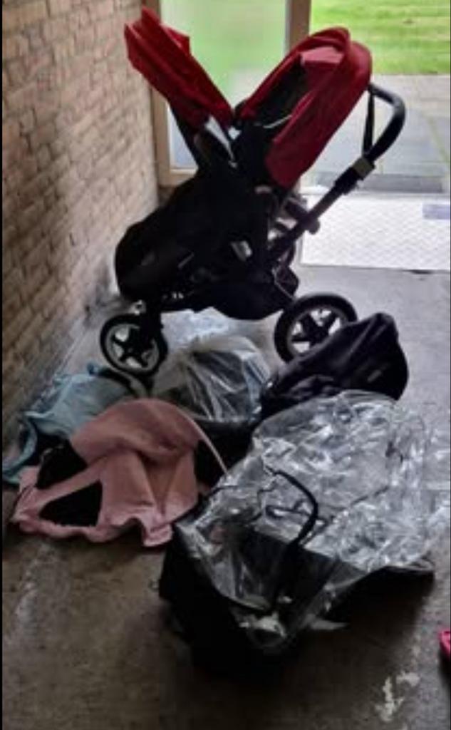 Bugaboo donkey kinderwagen met vele accessoires, Ophalen, Zo goed als nieuw