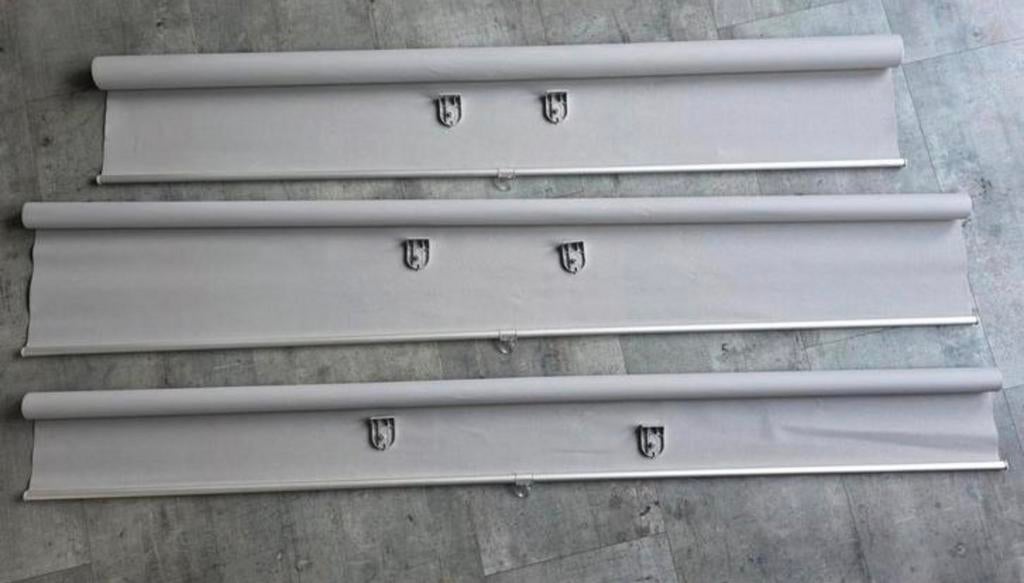Zachtgrijs verduisterend rolgordijn (hema) 1,75 x 1,40, 100 tot 150 cm, 150 tot 200 cm, Ophalen of Verzenden, Zo goed als nieuw