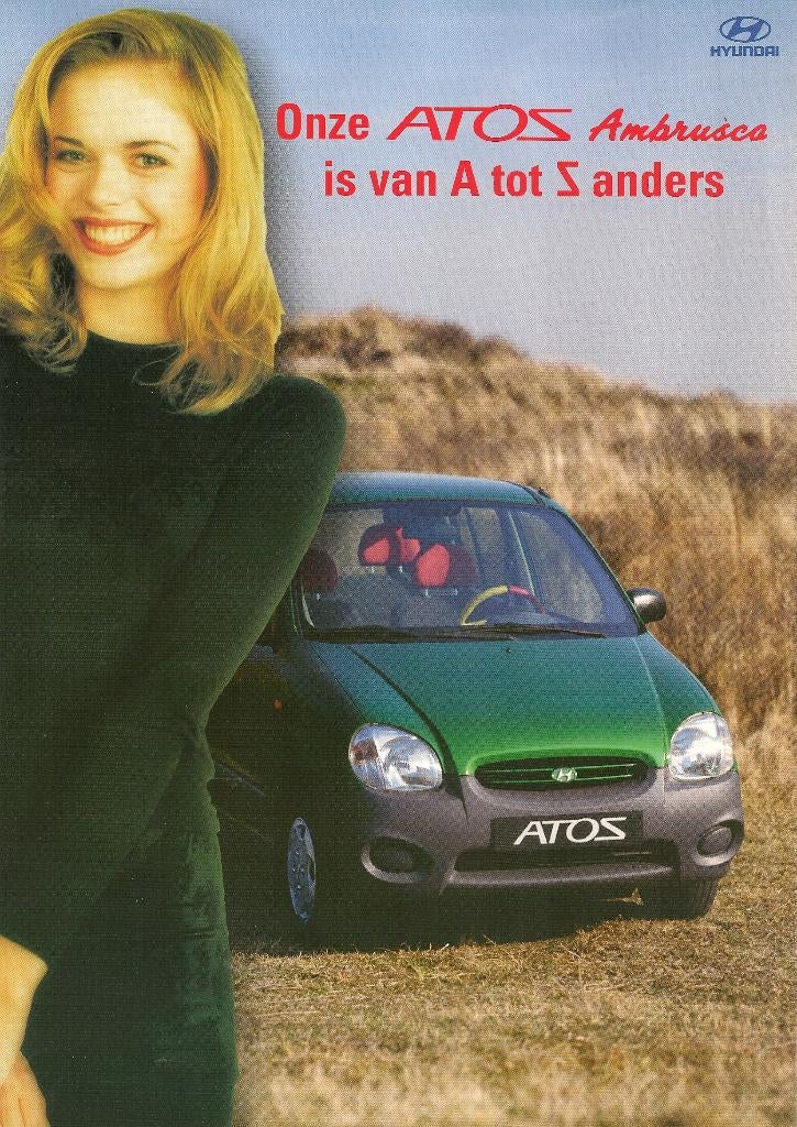 Sheet Hyundai Atos Ambrusca, maart 1998, Ophalen of Verzenden, Nieuw, Overige merken