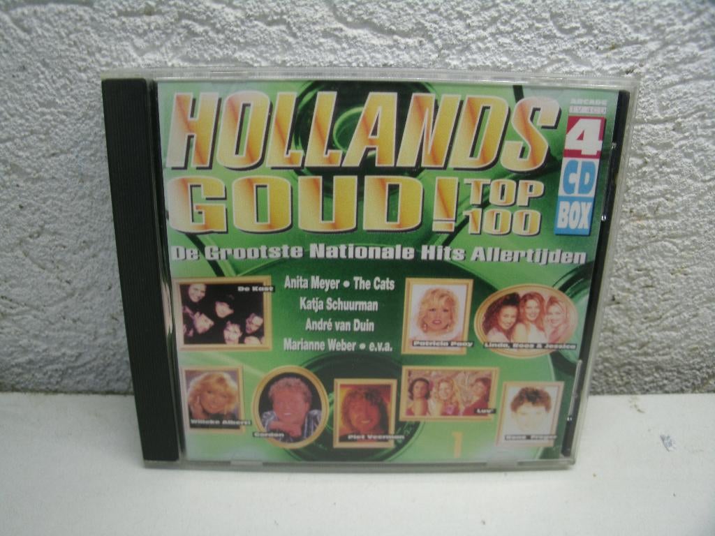 CD 43 HOLLANDS GOUD TOP 100 OA ADEMNOOD/DE CLOWN, Ophalen of Verzenden, Gebruikt, Levenslied of Smartlap