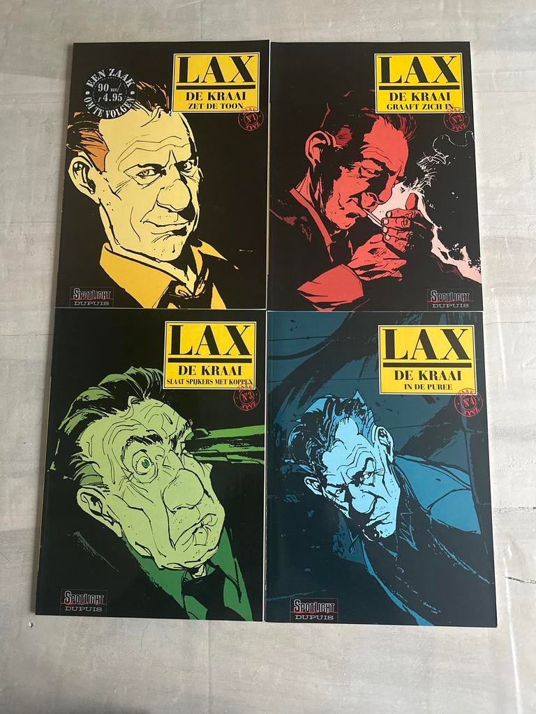 Lax  - De Kraai . Stripboeken, Meerdere stripboeken, Ophalen of Verzenden, Zo goed als nieuw