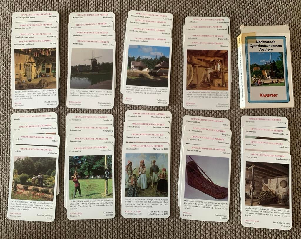 Oud Kwartetspel Nederlands Openluchtmuseum Arnhem, Ophalen of Verzenden, Zo goed als nieuw