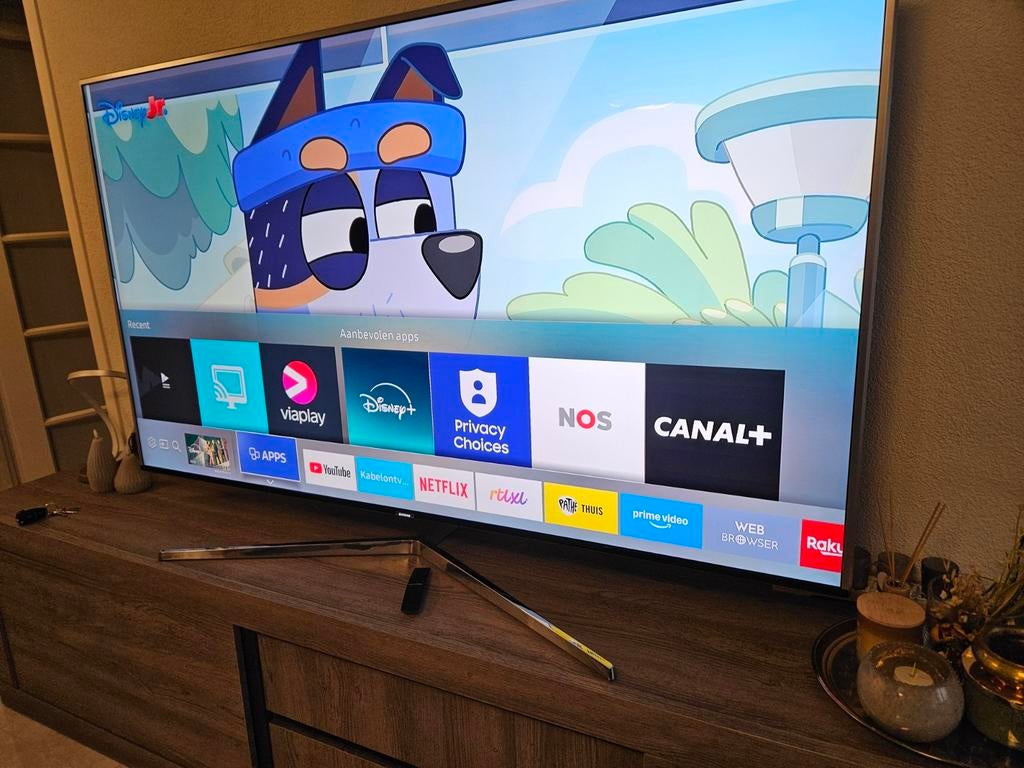 Samsung 75 inch 4K Smart TV (UE75KS8000) - Prachtstaat!, LED, 120 Hz, Ophalen of Verzenden, Zo goed als nieuw