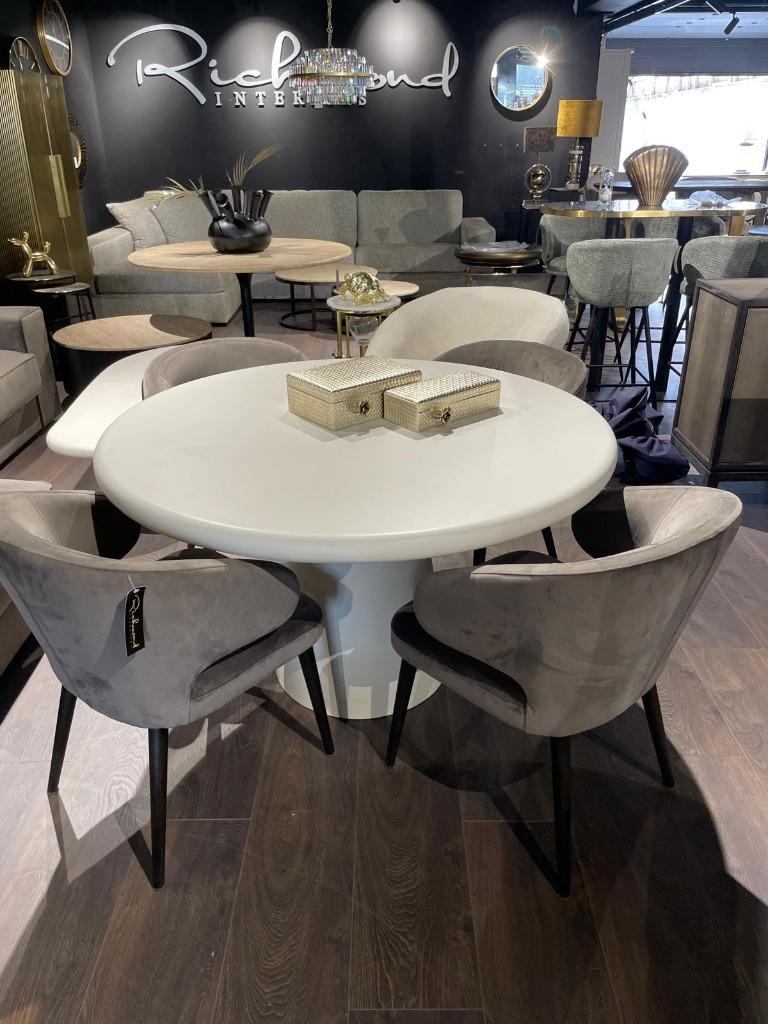 Eettafel Bloomstone van Richmond Interiors, Huis en Inrichting, Tafels | Eettafels, Rond, Zo goed als nieuw, Vijf personen of meer