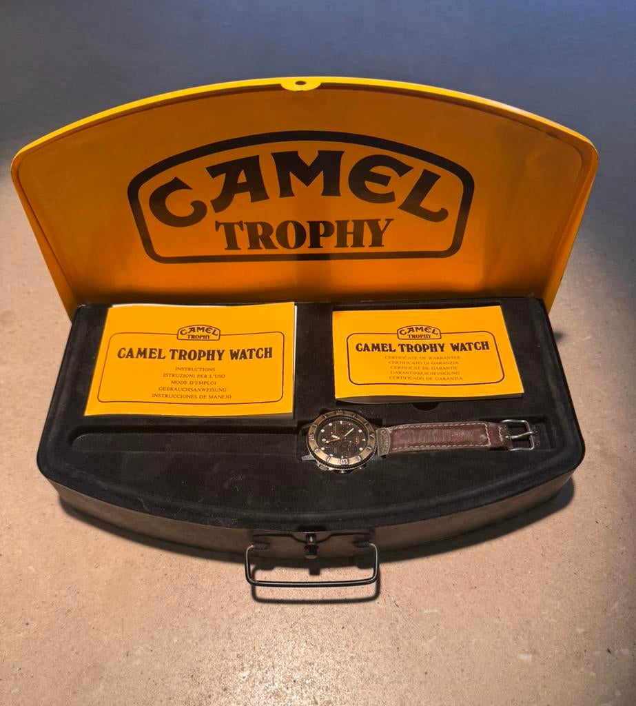 Camel Trophy Chronograph - staat stil, Overige merken, Staal, Polshorloge, Ophalen of Verzenden