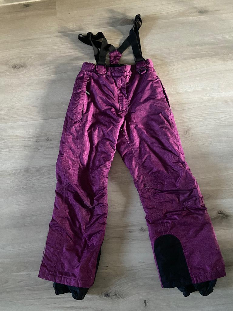Skibroek 134/140 paars, Broek, Jongen of Meisje, Crivit, Ophalen of Verzenden