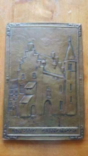 Koperen plaat latoen Den Haag Gevangenpoort, Ophalen, Koper