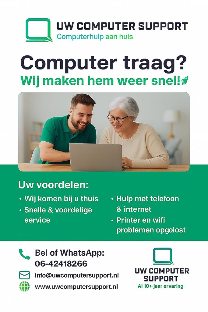 Trage computer? Computerhulp aan huis | Pc reparatie |, Ook voor bedrijven, Netwerkaanleg