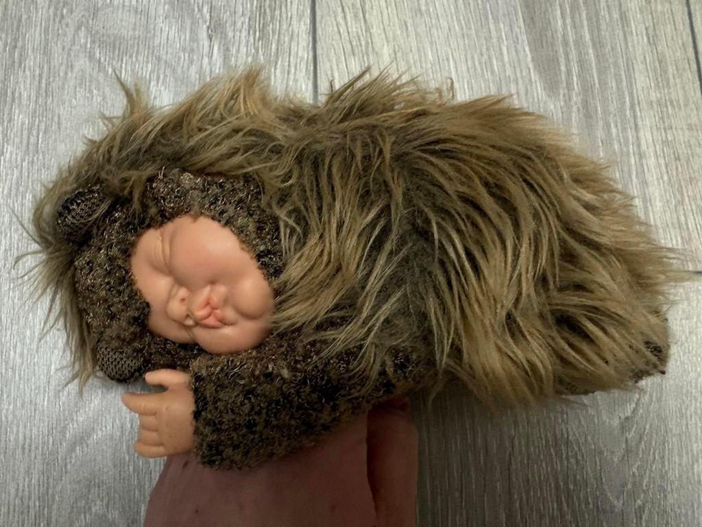 Anne geddes egel knuffel, Ophalen of Verzenden, Zo goed als nieuw, Babypop