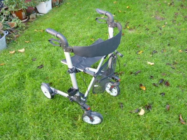 rollator Vermeieren quadri Light zgan, Ophalen of Verzenden, Opvouwbaar, Zo goed als nieuw