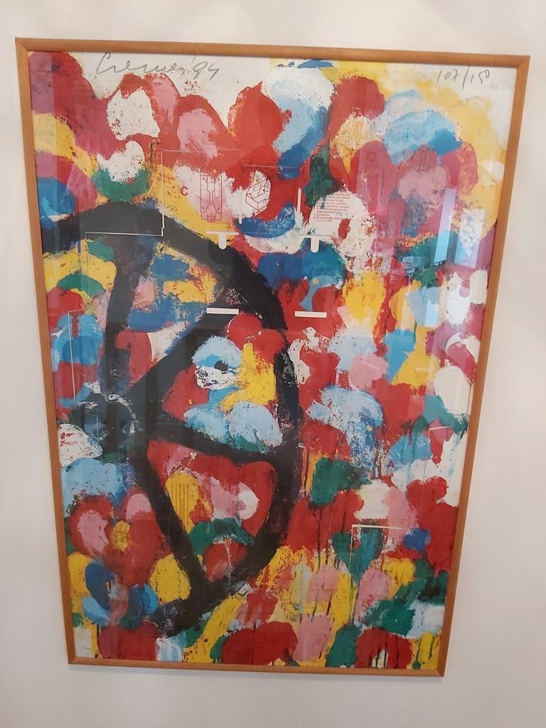 Zeefdruk Jan Cremer postdoos, Ophalen of Verzenden