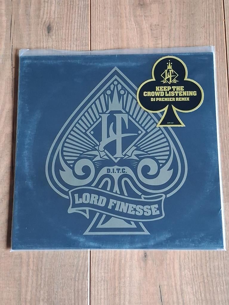Lord Finesse - Keep The Crowd Listening 12", Ophalen of Verzenden, 2000 tot heden, Zo goed als nieuw, 12 inch